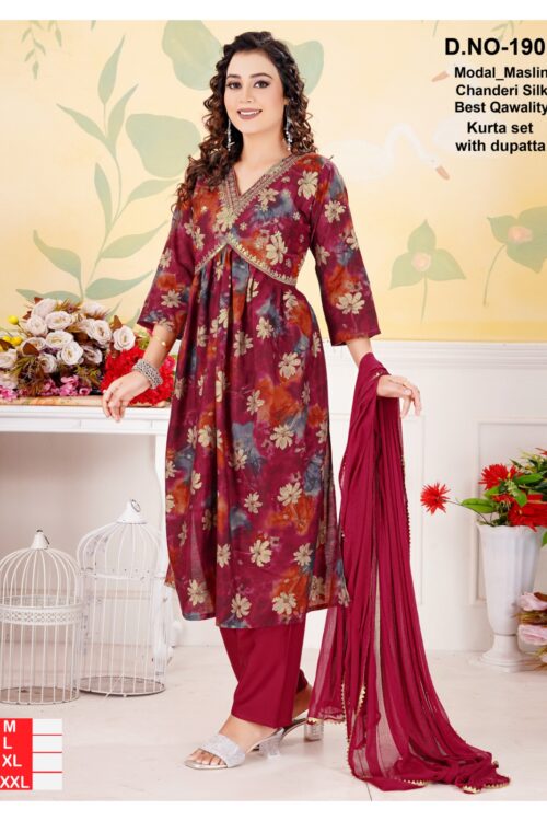 Exclusive Designer Kurta set with dupatta